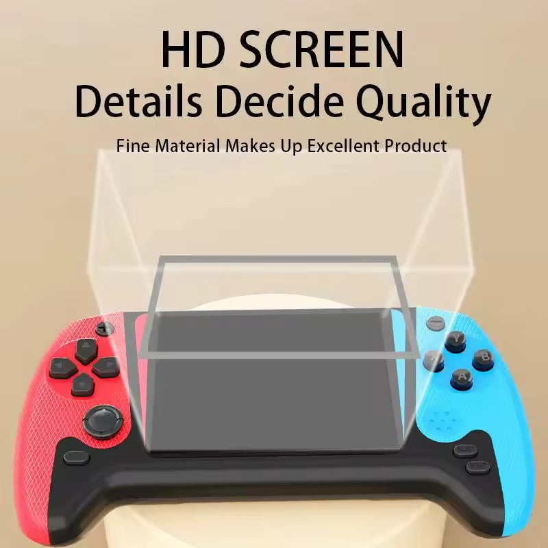 Consola de juegos moderna con pantalla grande