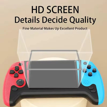 Consola de juegos moderna con pantalla grande