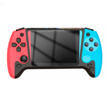 Consola de juegos moderna con pantalla grande