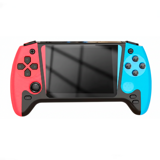 Consola de juegos moderna con pantalla grande